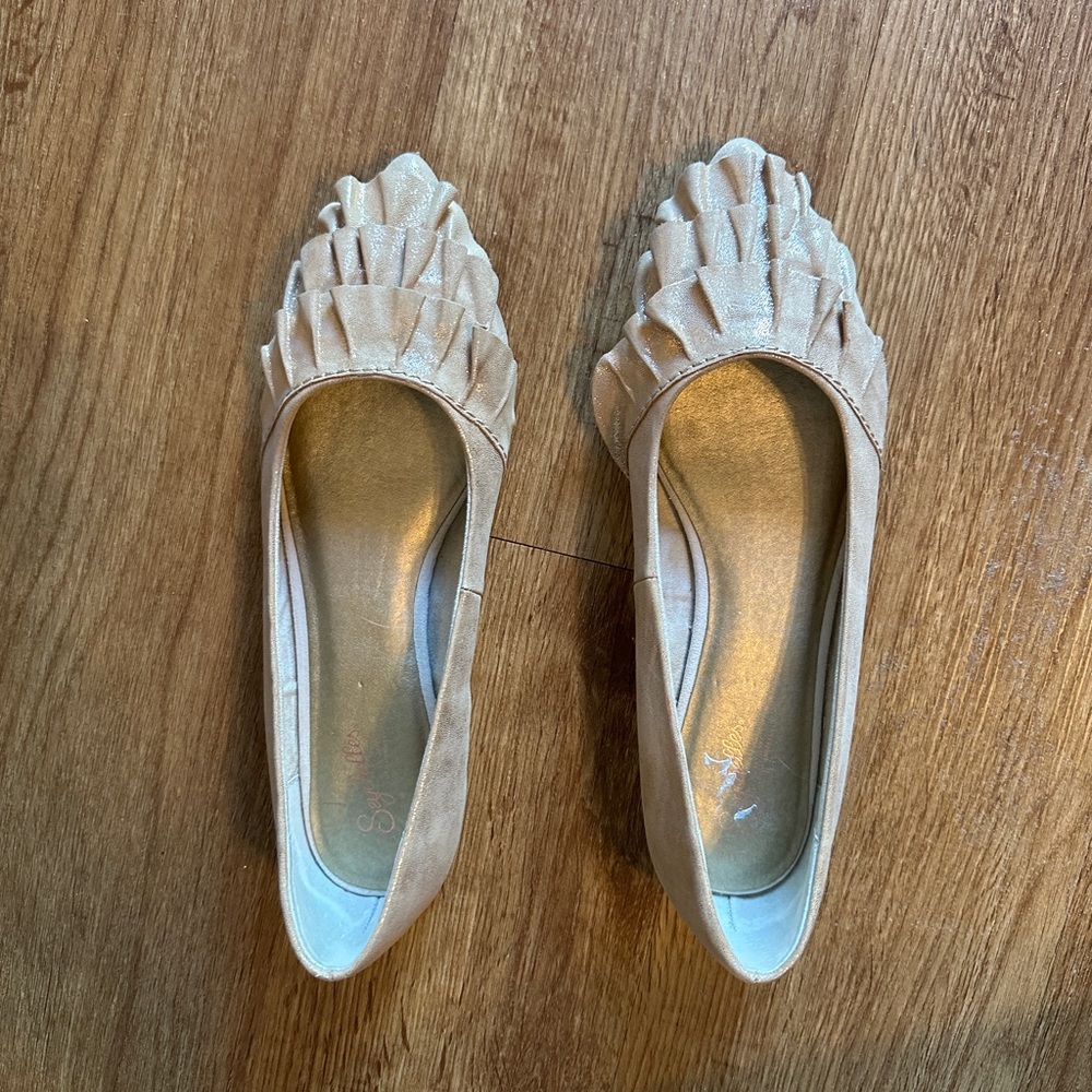 Seychelles (Anthropologie) “Downstage” leather pointed-toe flats
